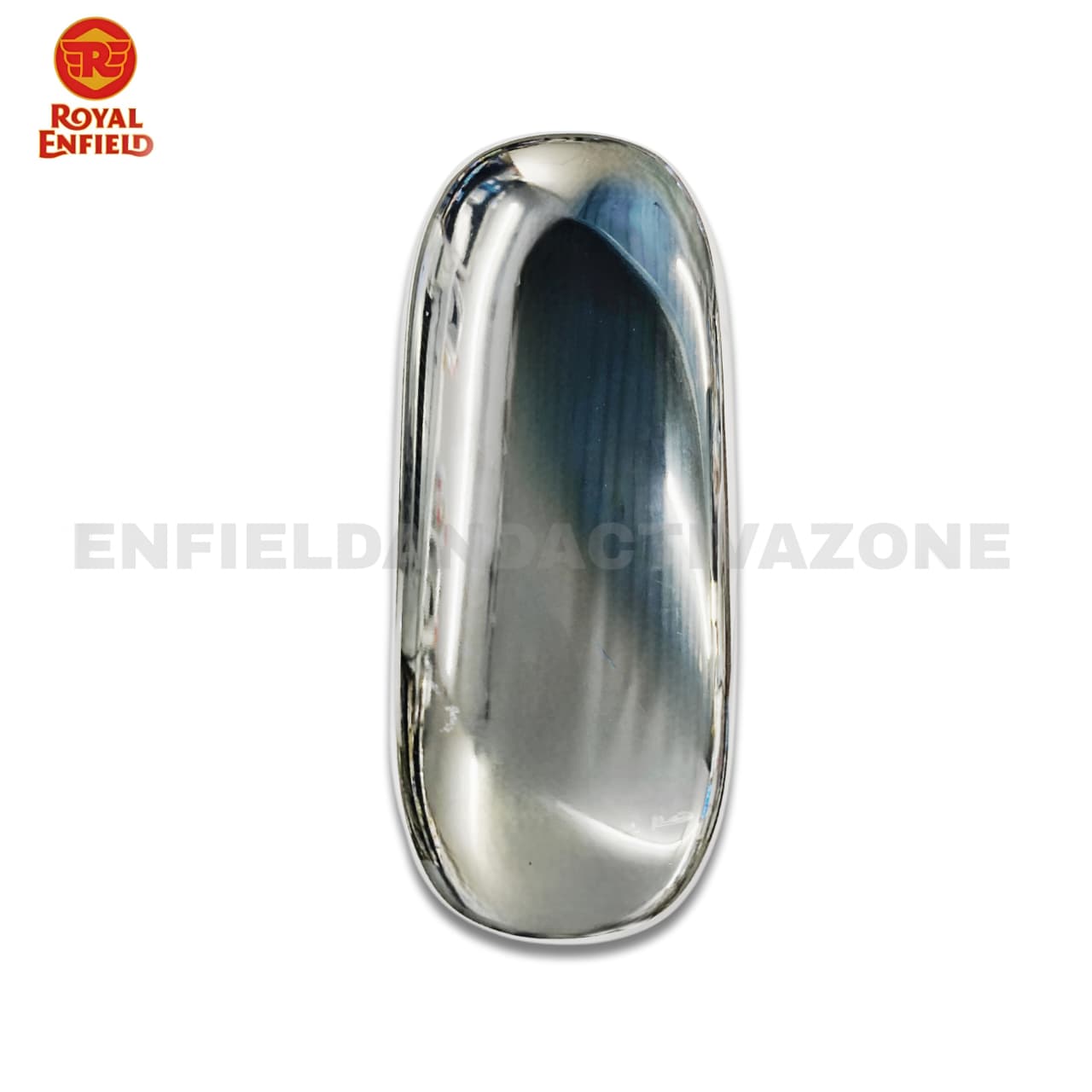 Royal Enfield Genuine Side Decor LH (Mister Clean Chrome) – Original Left-Side Body Panel Emblem Trim for Thunderbird (Part No. 860009)
