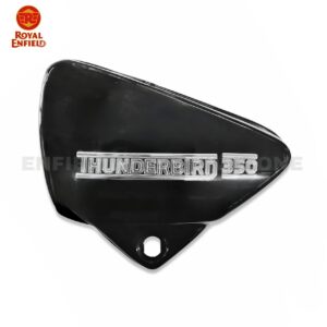 Royal Enfield Genuine Side Panel LH With Sticker – Original Left-Side Toolbox Cover for Thunderbird 350 Flicker Blue (Part No. 879020)