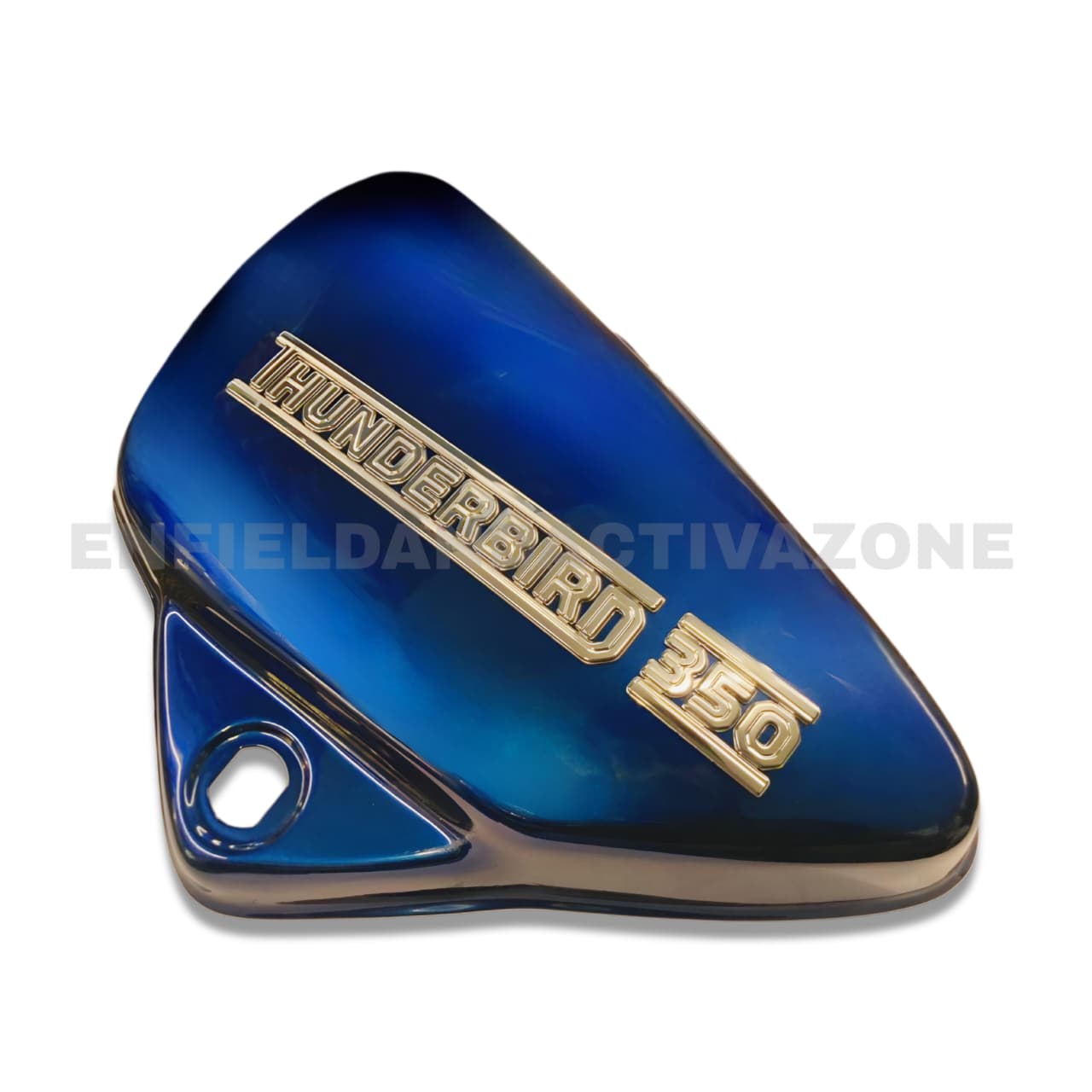 Royal Enfield Genuine Side Panel LH With Sticker – Original Left-Side Toolbox Cover for Thunderbird 350 Marine Blue (Part No. 882013) - Image 2