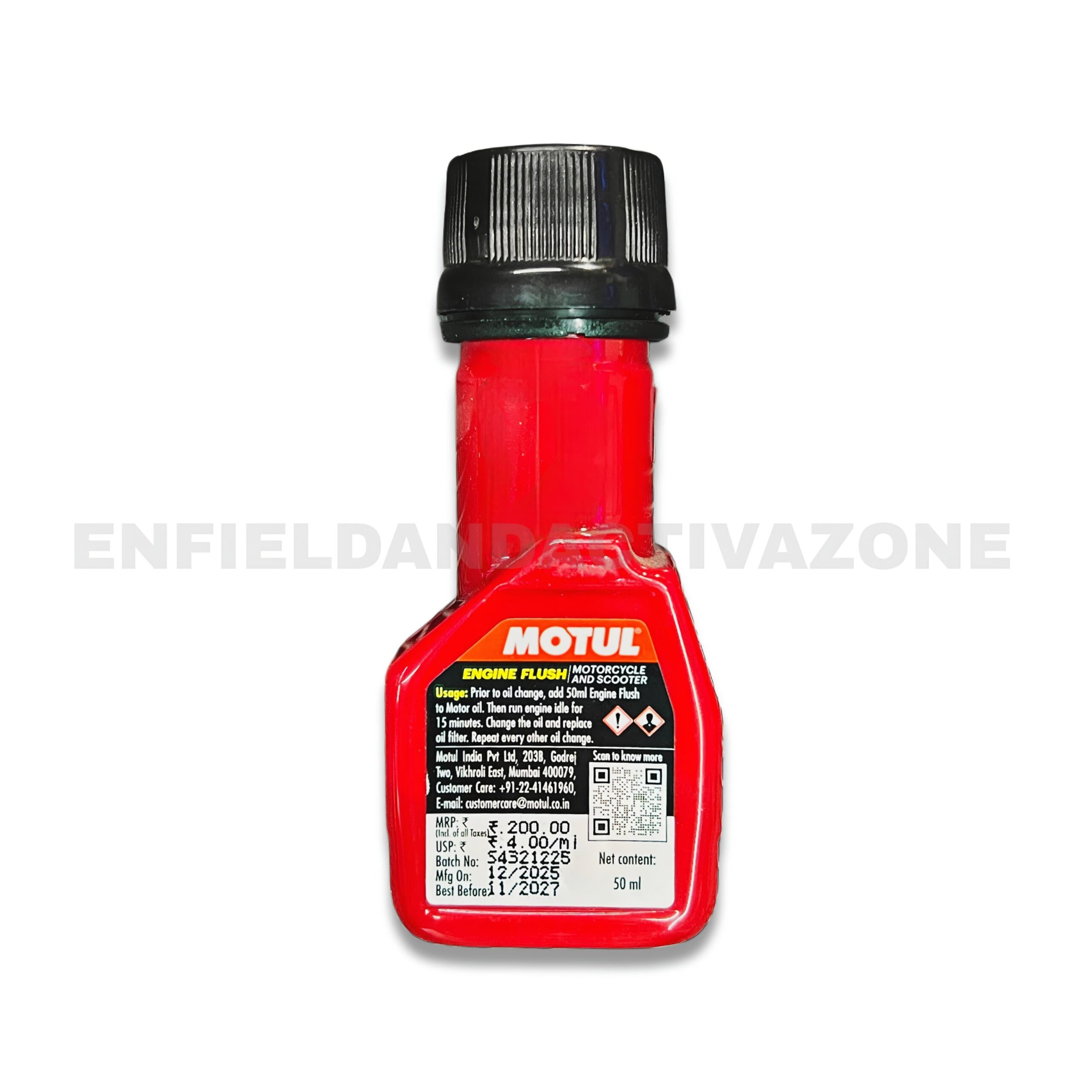 Motul Engine Flush Professional Additive – Internal Crankcase Cleaner for Motorcycles & Scooters (50ML Sachet) - Image 2