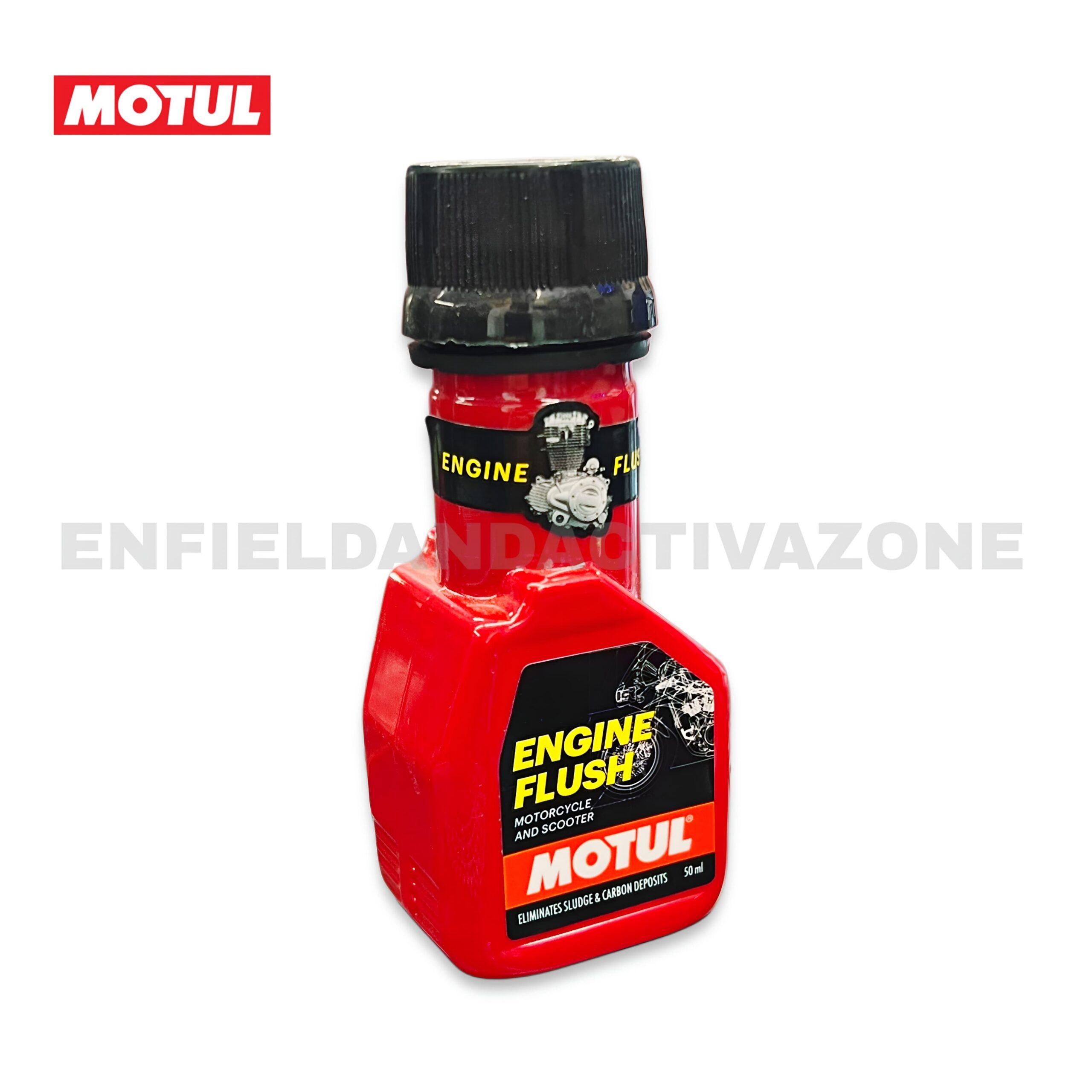 Motul Engine Flush Professional Additive – Internal Crankcase Cleaner for Motorcycles & Scooters (50ML Sachet)