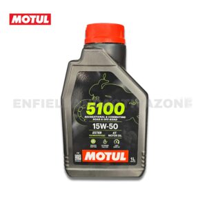 Motul 5100 4T 15W-50 Technosynthese Premium Engine Oil – High-Performance Ester-Based Lubricant for Motorcycles (1 Liter)