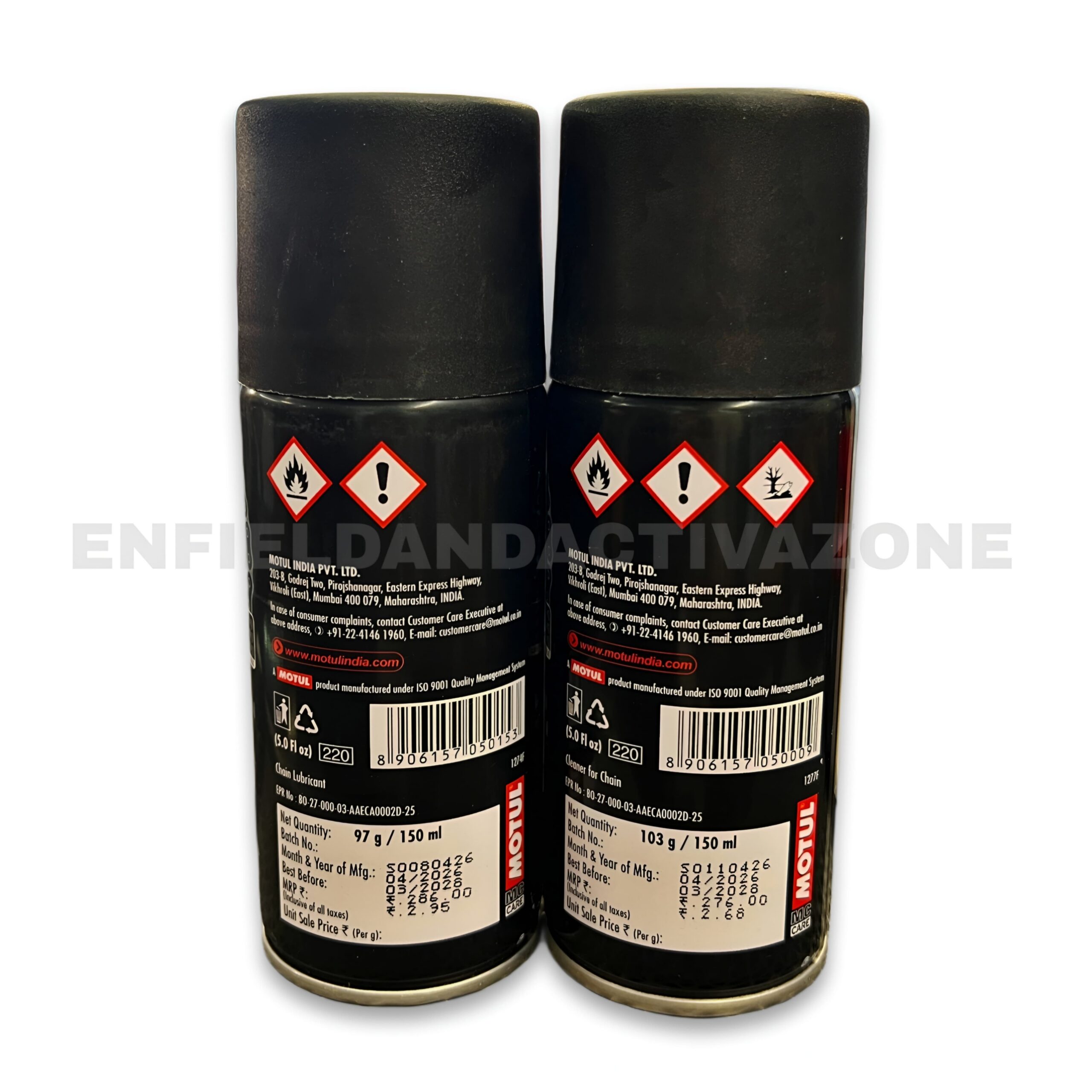 Motul MC Care Chain Maintenance Kit – Professional C1 Chain Clean (150ML) & C2 Chain Lube (150ML) Combo Pack (Total 300ML) - Image 4