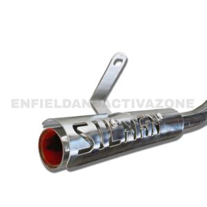 Silman Premium Heavy-Duty Exhaust C-Bend Pipe – Universal Dual-Sensor & Single-Sensor Compatible Front Header Pipe for Royal Enfield Classic 350 Reborn & New Bullet 350 / Battalion (Model Code: LPA21)