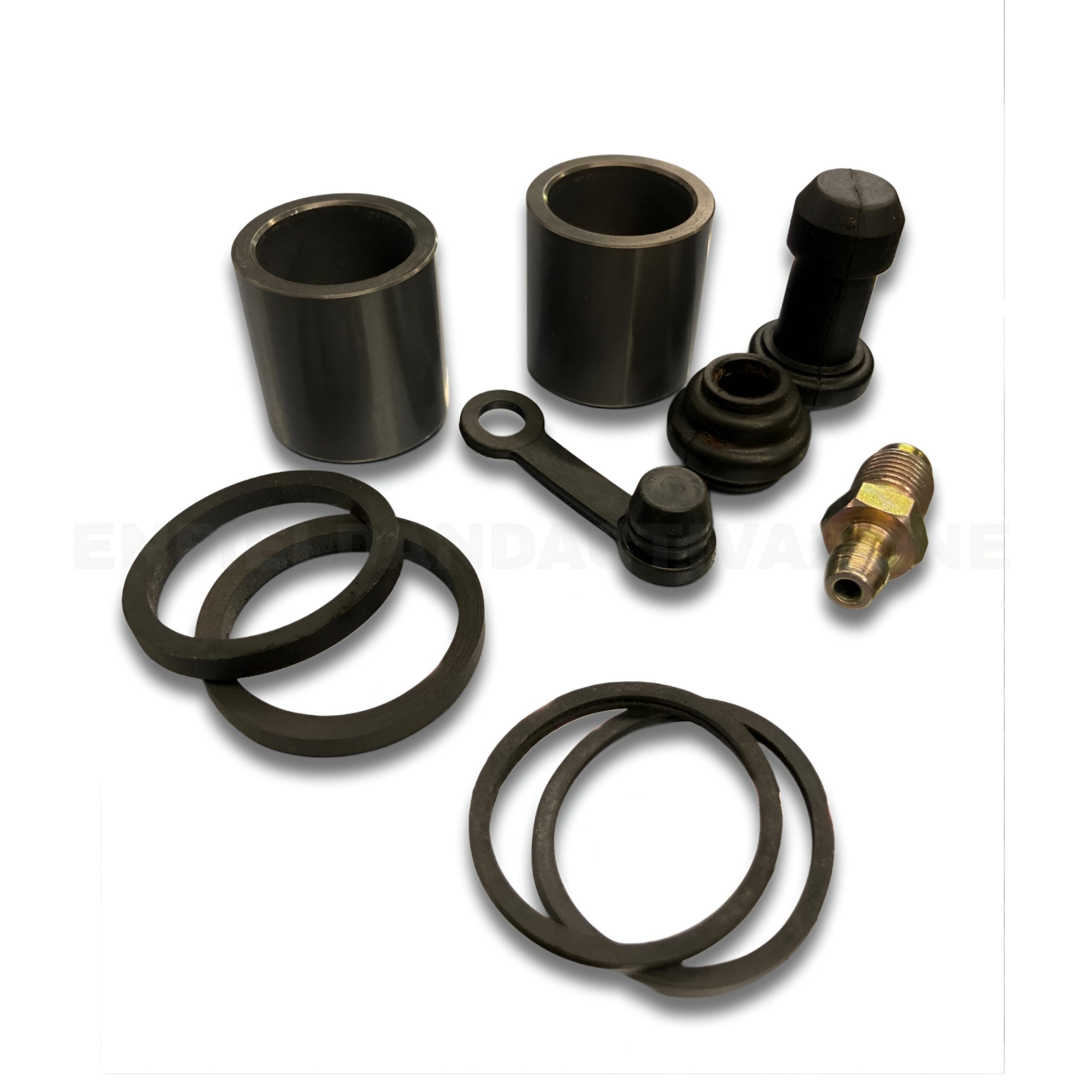 EAZ Performance Front Brake Caliper Major Rebuild Kit with Pistons & O-Ring Seals for Royal Enfield Classic & Bullet 350/500 UCE