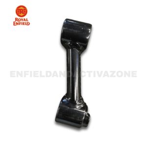 Royal Enfield Genuine Left-Hand Pillion Footrest Support Arm (Part No. 145540/B) for Bullet Standard 350 & Classic | Official Passenger Footpeg Gloss Black Mounting Bracket