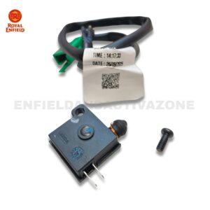 Royal Enfield Genuine Switch Assy Kit Front Disc – Original Front Brake Light Micro-Switch & Add-On Lead for Disc Brake Models (Part No. 888168)