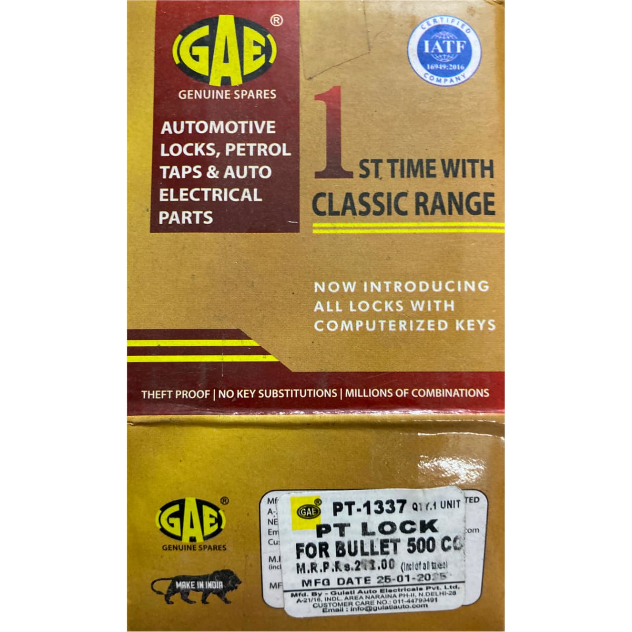 EAZ Premium PT-1337 Lockable Petrol Tank Cap – Maximum Fuel Security for Royal Enfield Bullet 350 Old Models - Image 5