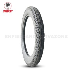 MRF NyloGrip Rib Plus 3.25-19 Front Tyre with Tube | Premium Tube-Type Motorcycle Tyre for Royal Enfield Bullet, Standard & Electra