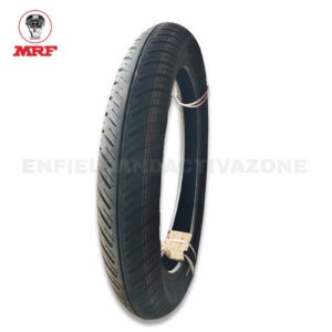 MRF Zapper 100/90-19 M/C 57H Front Tubeless Tyre | Premium Front Motorcycle Tyre for Royal Enfield Classic, Bullet & Thunderbird