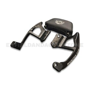 R Logo Passenger Backrest for Royal Enfield Hunter 350 | Premium Pillion Backrest Cushion | Heavy-Duty Touring Accessory