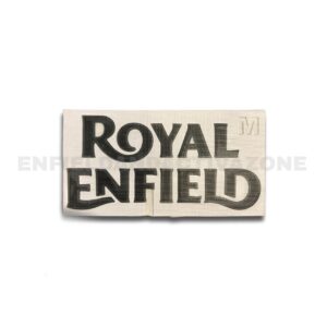 Royal Enfield Classic 350 & Meteor 350 Fuel Tank Sticker Gun Grey Monogram | Part No. RAK00296/A | Genuine Tank Decal