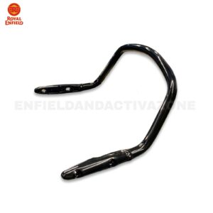 Royal Enfield Classic 350 Reborn Glossy Black Grab Rail Assembly | Genuine RAU00401/B | OEM Pillion Backrest Support Handle