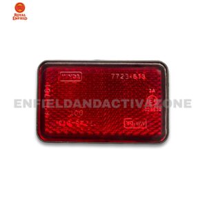 Royal Enfield Rear Number Plate Red Reflector | Genuine OEM Rear Reflex Reflector 143275/B | Universal Fit for Royal Enfield Motorcycles