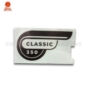 Royal Enfield Sticker LH Tool Box Assembly | Part No. 584949/A | Genuine Left Side Toolbox Decal