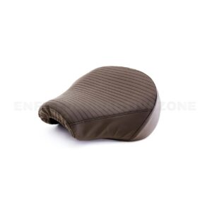Royal Enfield Meteor 350 Brown Pleated Seat Cover | Part No. KXA00135 | Genuine Rider & Passenger Seat Cover