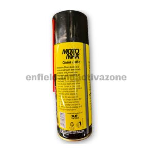 Motomax Chain Lube Spray 400ml | Synthetic Motorcycle Chain Lubricant | Anti-Rust Chain & Sprocket Protection