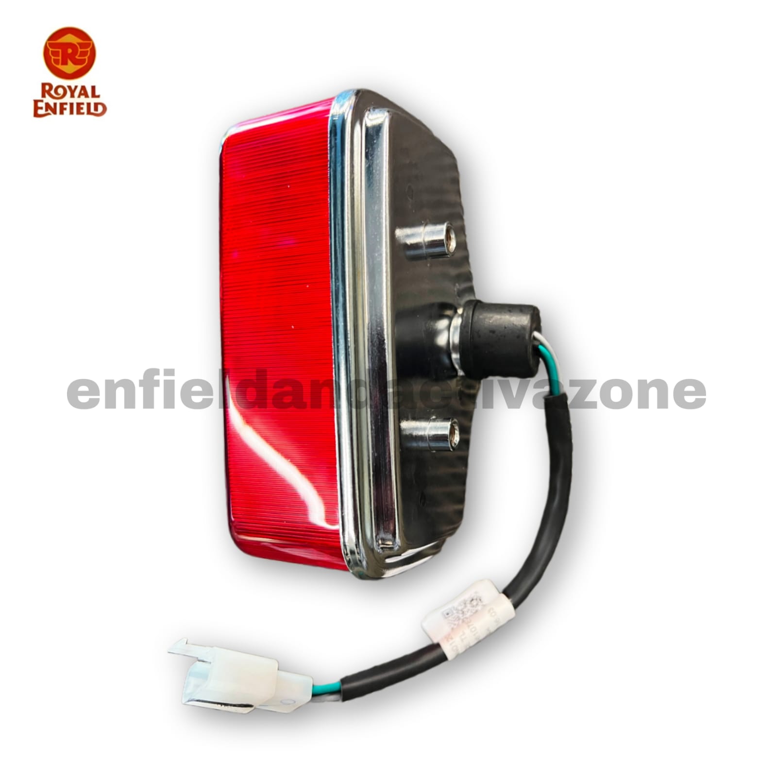 Royal Enfield Bullet 350 Battalion Black Tail Lamp Assembly with Bulb | Part No. RAN01202/A | Genuine Rear Tail Light - Image 2