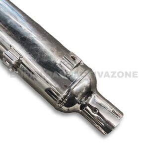 Royal Enfield Classic 350 Reborn & Bullet 350 J-Series Chrome Silencer Assembly | Genuine RLX00515/D | OEM Exhaust Muffler