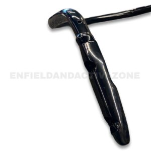 Royal Enfield Classic 350 Reborn Glossy Black Grab Rail Assembly | Genuine RAU00401/B | OEM Pillion Backrest Support Handle