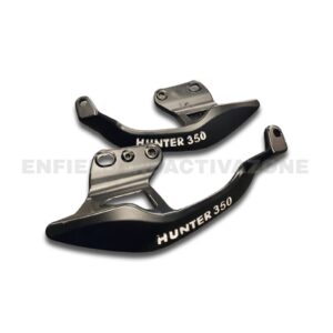 R Logo Passenger Backrest for Royal Enfield Hunter 350 | Premium Pillion Backrest Cushion | Heavy-Duty Touring Accessory