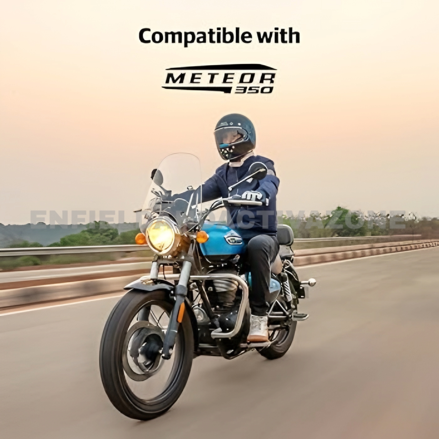 Royal Enfield Meteor 350 Brown Pleated Seat Cover | Part No. KXA00135 | Genuine Rider & Passenger Seat Cover - Image 5