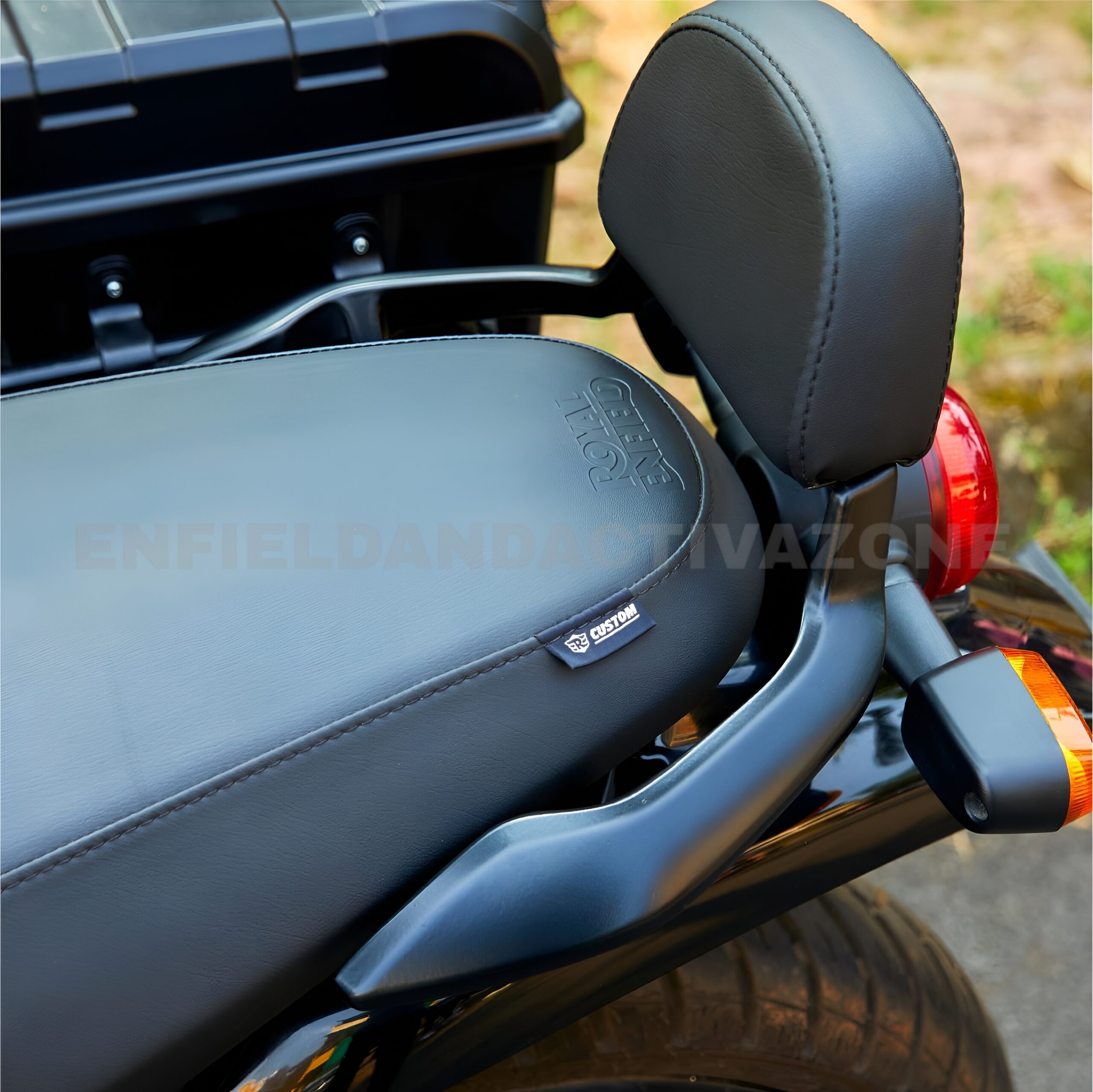 Royal Enfield Hunter 350 Passenger Backrest Mounts | Genuine KXA00141 | OEM Pillion Backrest Mounting Bracket Set - Image 3