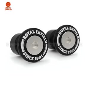 Genuine Royal Enfield Black Swingarm Bobbins for Interceptor 650, Continental GT 650 & Bear 650 | Paddock Stand Spools | Part No. 1990415