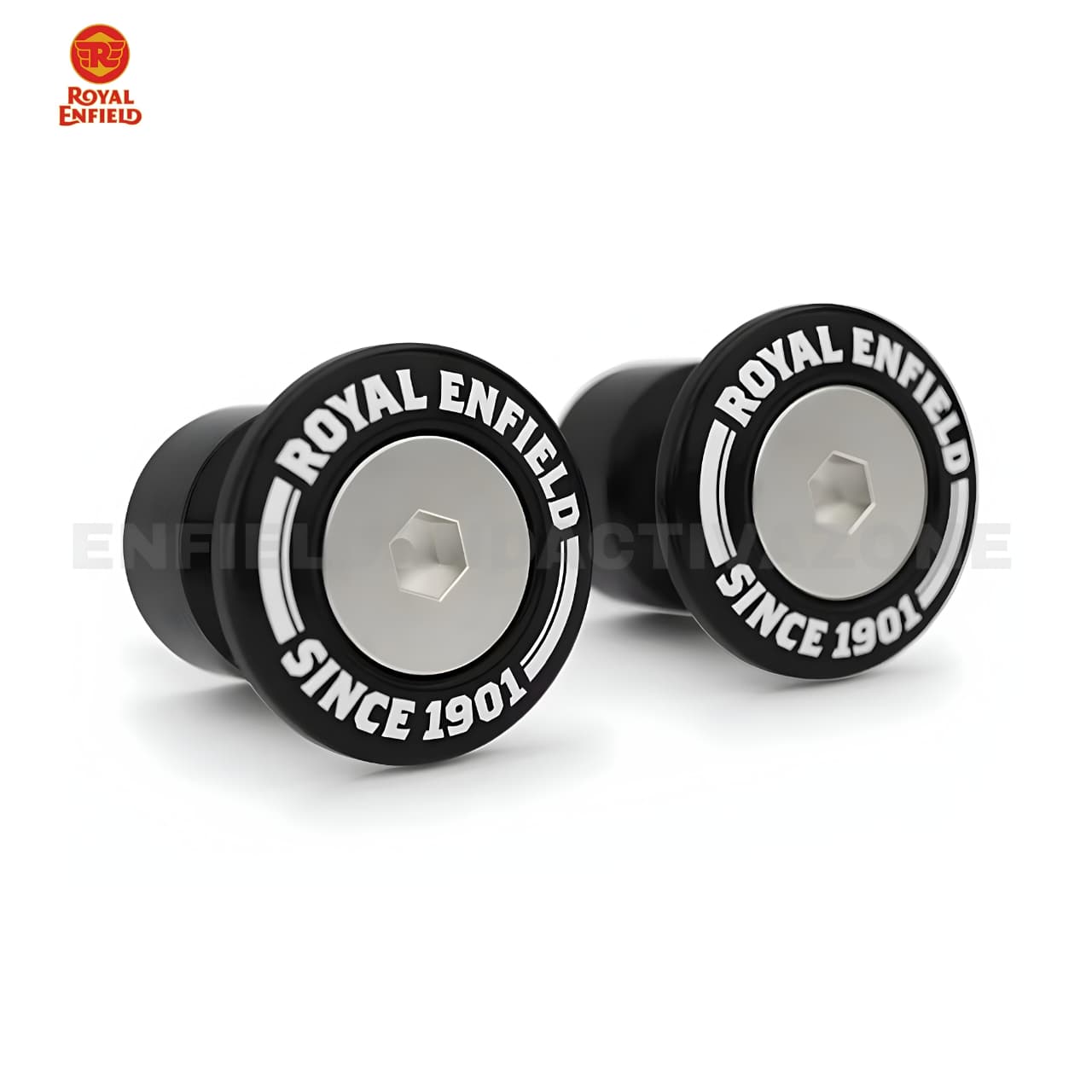 Genuine Royal Enfield Black Swingarm Bobbins for Interceptor 650, Continental GT 650 & Bear 650 | Paddock Stand Spools | Part No. 1990415