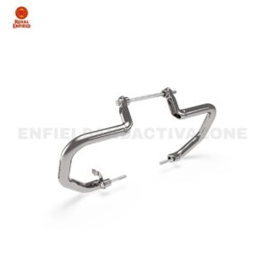 KXA00343 Silver Compact Engine Guard for Royal Enfield Super Meteor 650, Shotgun 650 & Classic 650