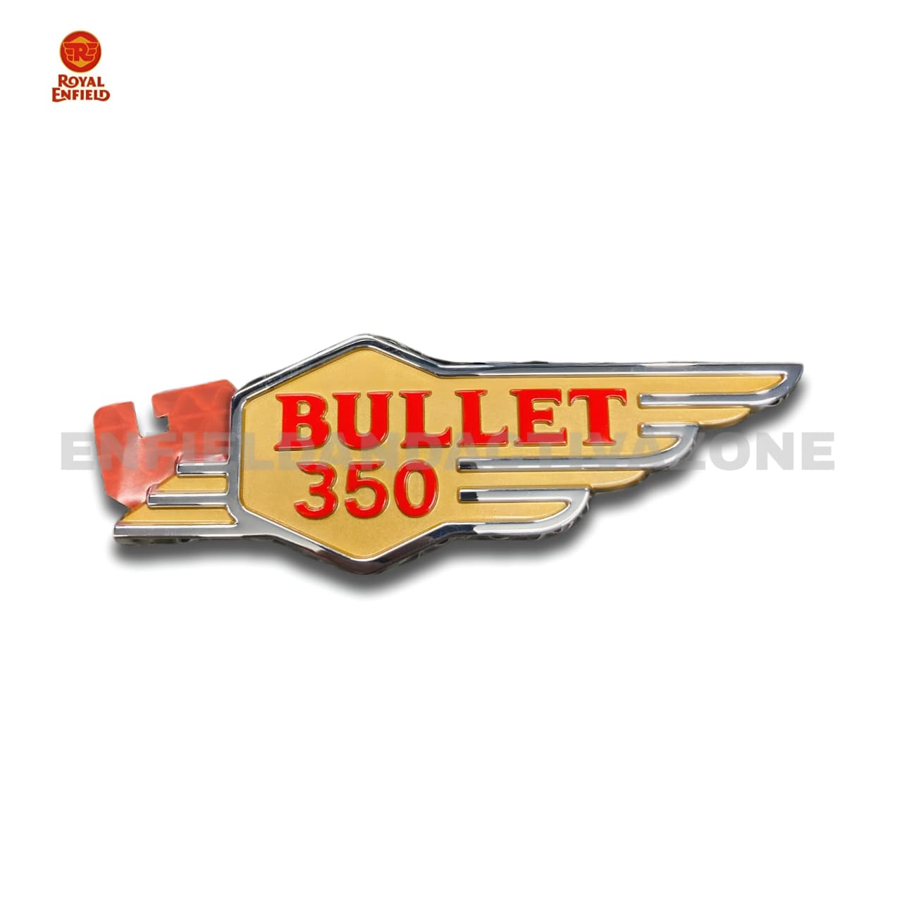 Royal Enfield Battalion Black 3D Badge Side Panel LH RAV01232/A | Genuine Motorcycle Spare Part