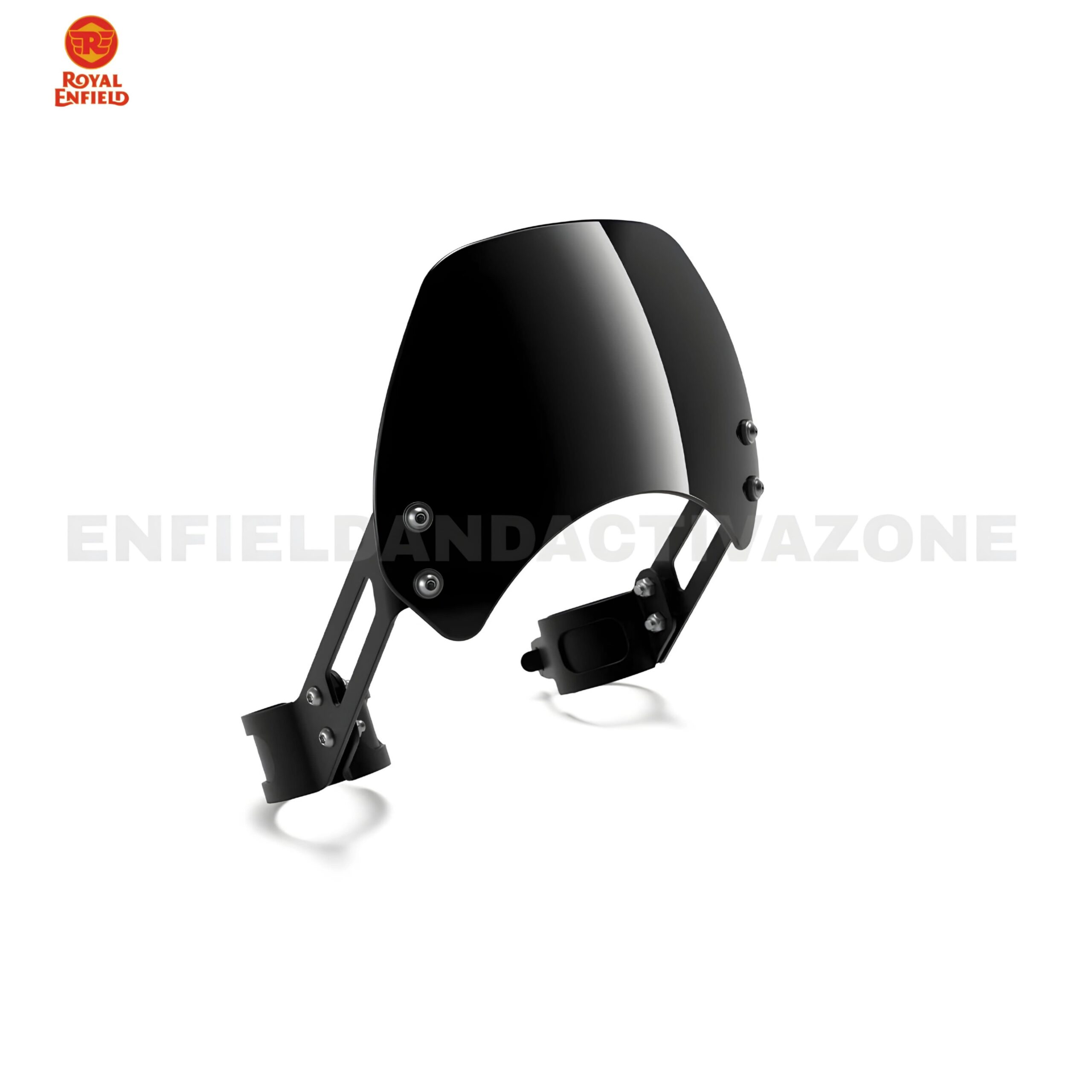 Royal Enfield Bear 650 Black Painted Instrument Cowl | Genuine OEM Meter Visor | Part No. 1990530