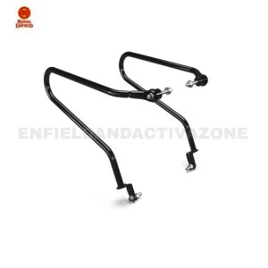 Royal Enfield Black Soft Pannier Rails for Meteor 350, Classic 350, New Bullet 350 & Goan Classic | KXA00198