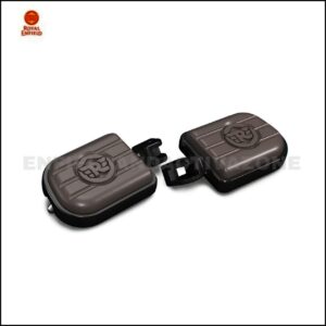 Royal Enfield Classic 350 Reborn, Meteor 350 & New Bullet 350 Deluxe Footpegs Brown Black | KXA00182