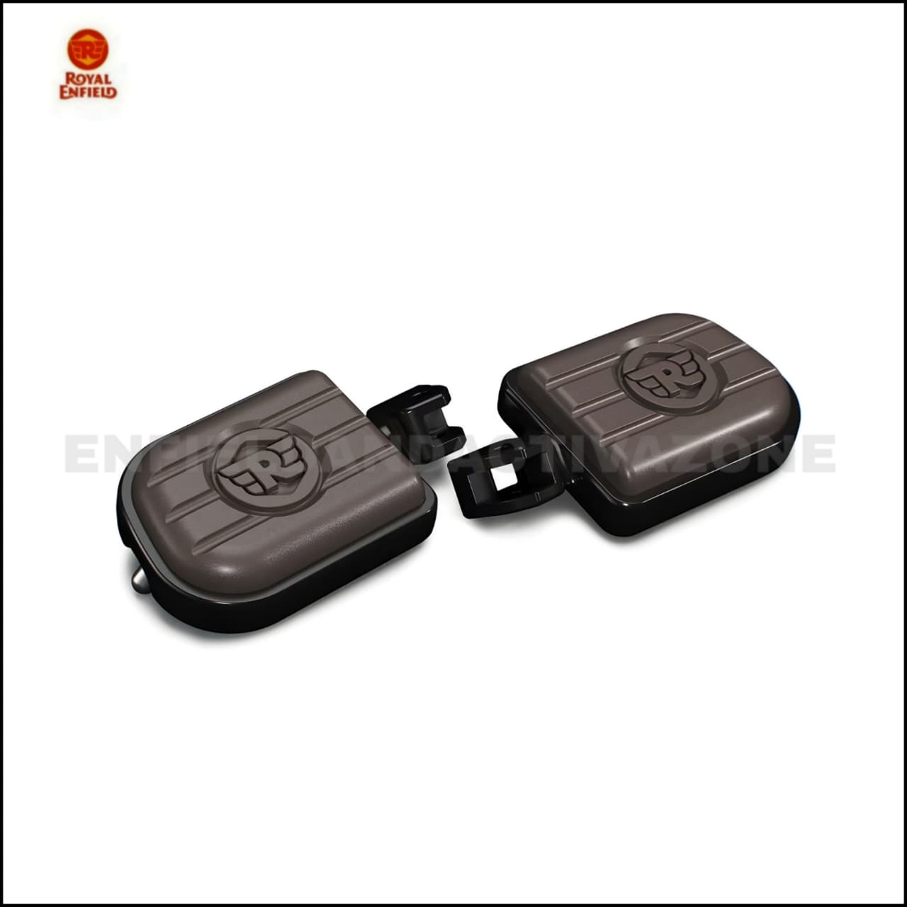 Royal Enfield Classic 350 Reborn, Meteor 350 & New Bullet 350 Deluxe Footpegs Brown Black | KXA00182