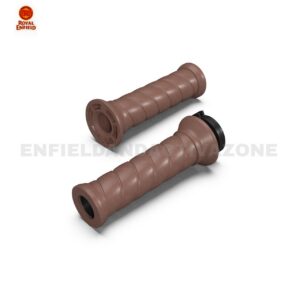 Royal Enfield Classic 350 Reborn & New Bullet 350 Brown Handlebar Grips | Genuine GMA | KXA00189