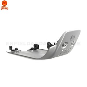 Royal Enfield Interceptor 650, Continental GT 650 & Bear 650 Silver Large Sump Guard | Genuine OEM Engine Bash Plate | Part No. 1990552