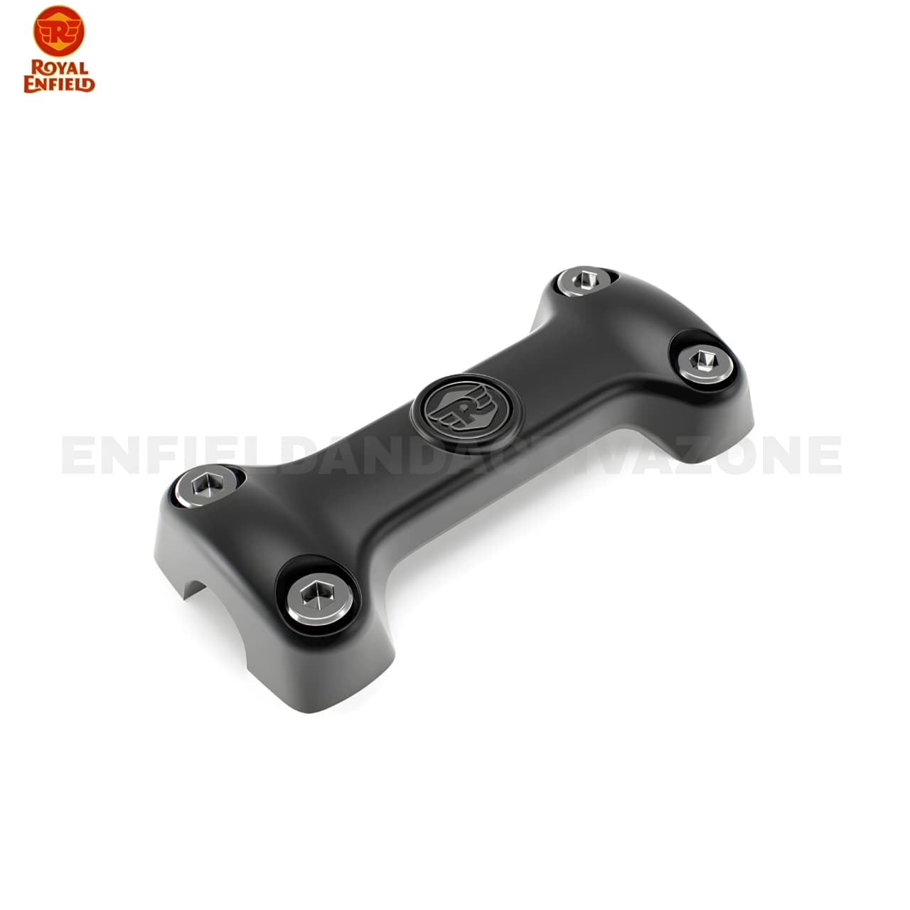 Royal Enfield Interceptor 650 & Continental GT 650 Black Handlebar Clamp | Genuine OEM Handlebar Mount Clamp | Part No. 1990446