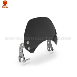 Royal Enfield Interceptor 650 & Continental GT 650 Black Painted Instrument Cowl | Genuine OEM Meter Visor | Part No. 1990468
