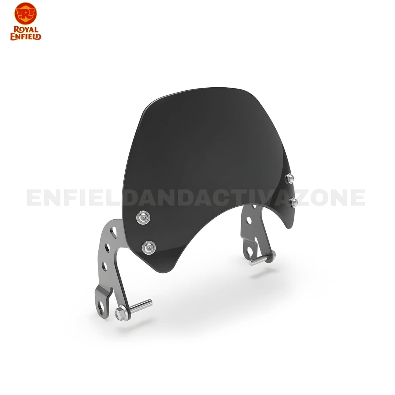 Royal Enfield Interceptor 650 & Continental GT 650 Black Painted Instrument Cowl | Genuine OEM Meter Visor | Part No. 1990468
