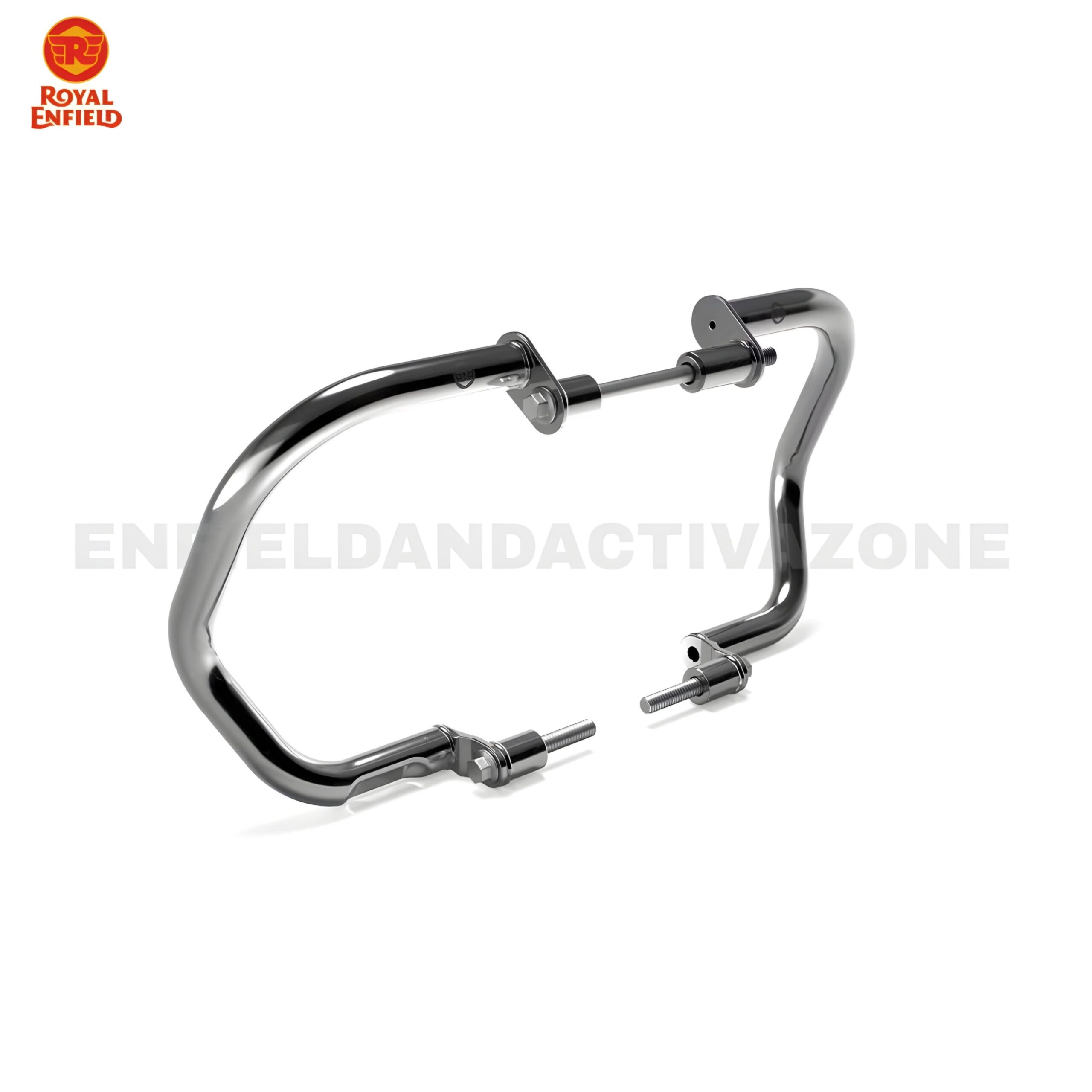 Royal Enfield Interceptor 650, Continental GT 650 & Bear 650 Compact Stainless Steel Engine Guard V2 | Genuine OEM Crash Guard | Part No. 1990503