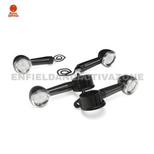 Royal Enfield LED Indicator Kit Black | Genuine LED Turn Signal Set | KXA00079