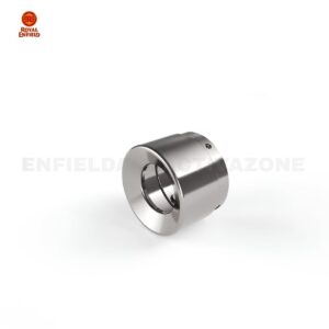 Royal Enfield Meteor 350 Straight Cut Exhaust End Cap Silver | Genuine Silencer End Cap | KXA00024