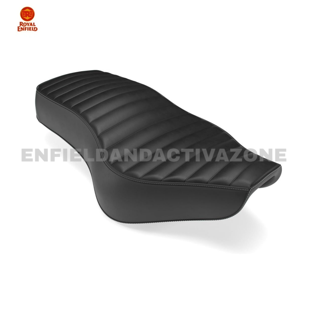 Royal Enfield New Bullet 350 Pleated Seat Cover Set Black | Genuine GMA | KXA00123