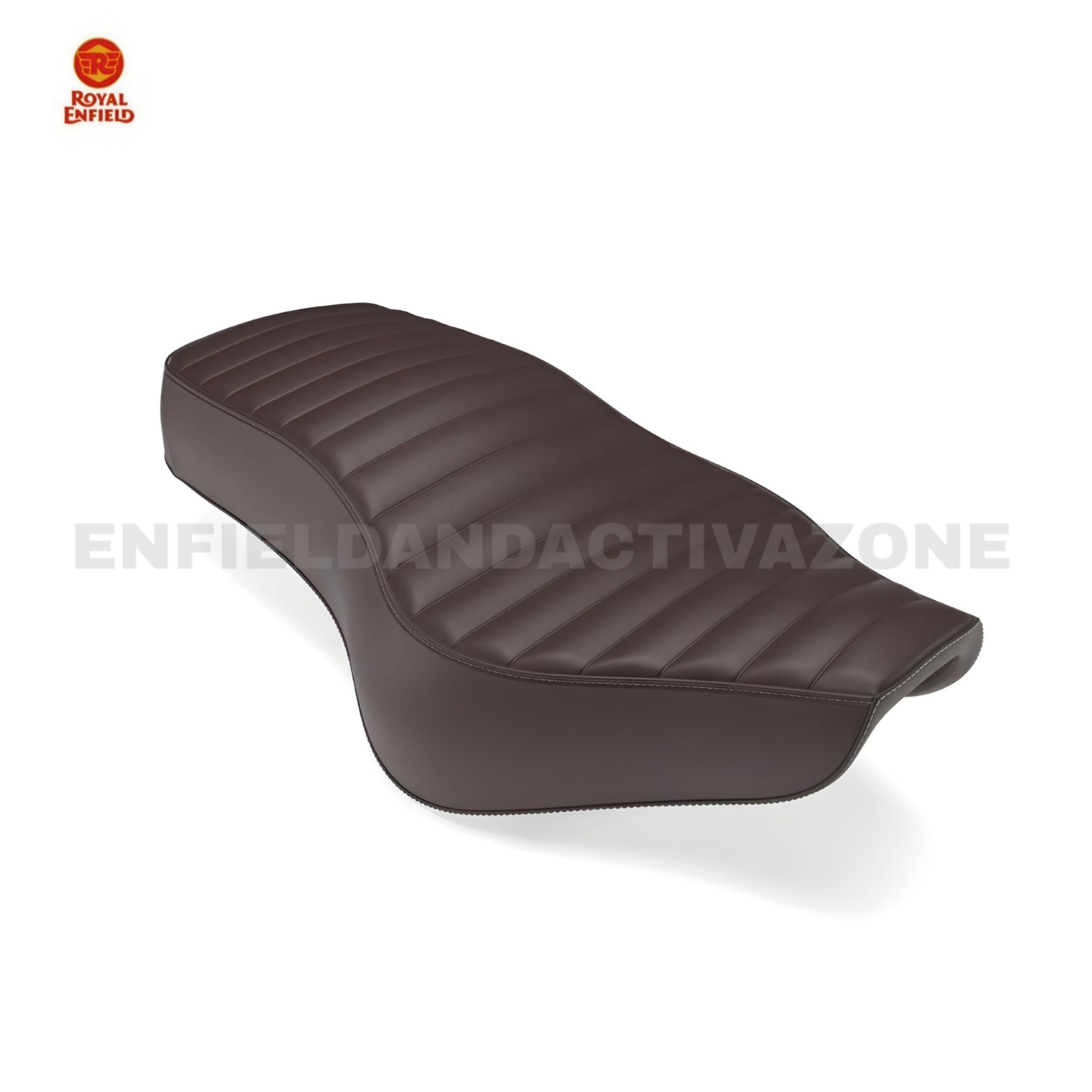Royal Enfield New Bullet 350 Pleated Seat Cover Set Brown | Genuine GMA | KXA00124