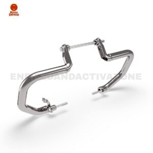 Royal Enfield Super Meteor 650, Shotgun 650, Classic 650 & Bullet 650 Compact Engine Guard Silver | KXA00203