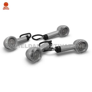 Royal Enfield Super Meteor 650 & Shotgun 650 LED Indicator Kit Silver | Genuine GMA | KXA00263