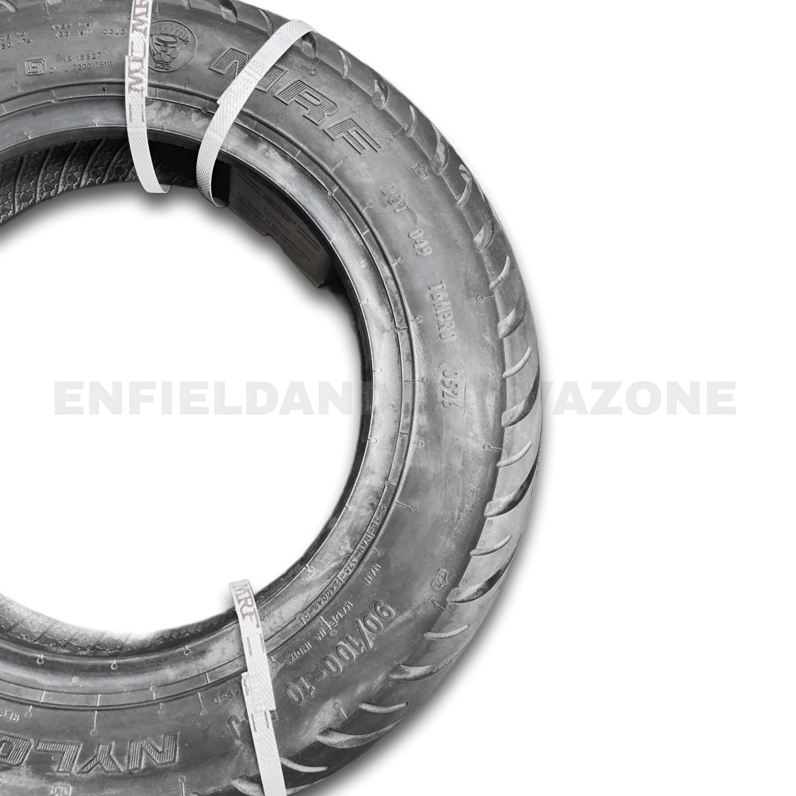 MRF Zapper 90/100-10 53J Tubeless Scooter Tyre | Front & Rear | Premium Grip & Long Life - Image 2