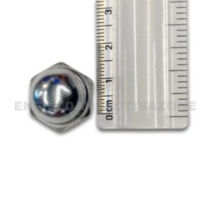Royal Enfield Rear Shocker Closed CP Nut 17mm | Chrome Dome Cap Nut | Rear Shock Absorber Mounting Nut