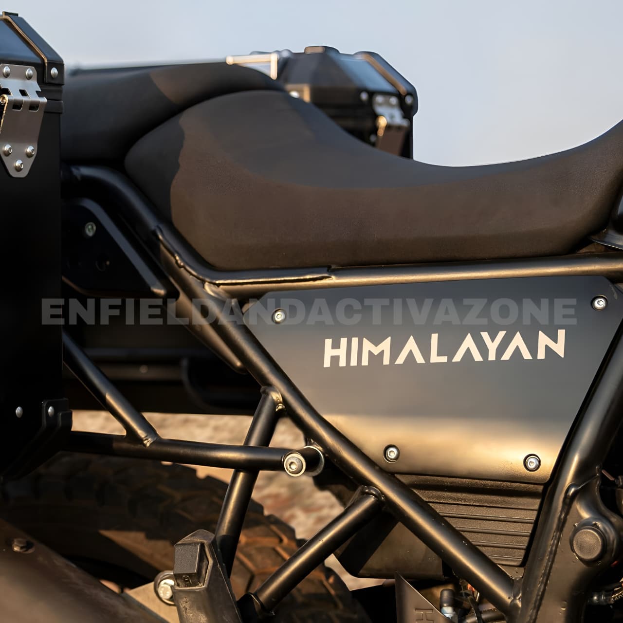 Genuine Royal Enfield Black Touring Rider Seat for Himalayan 411 | Retail Kit | Part No. 1990208 - Image 4